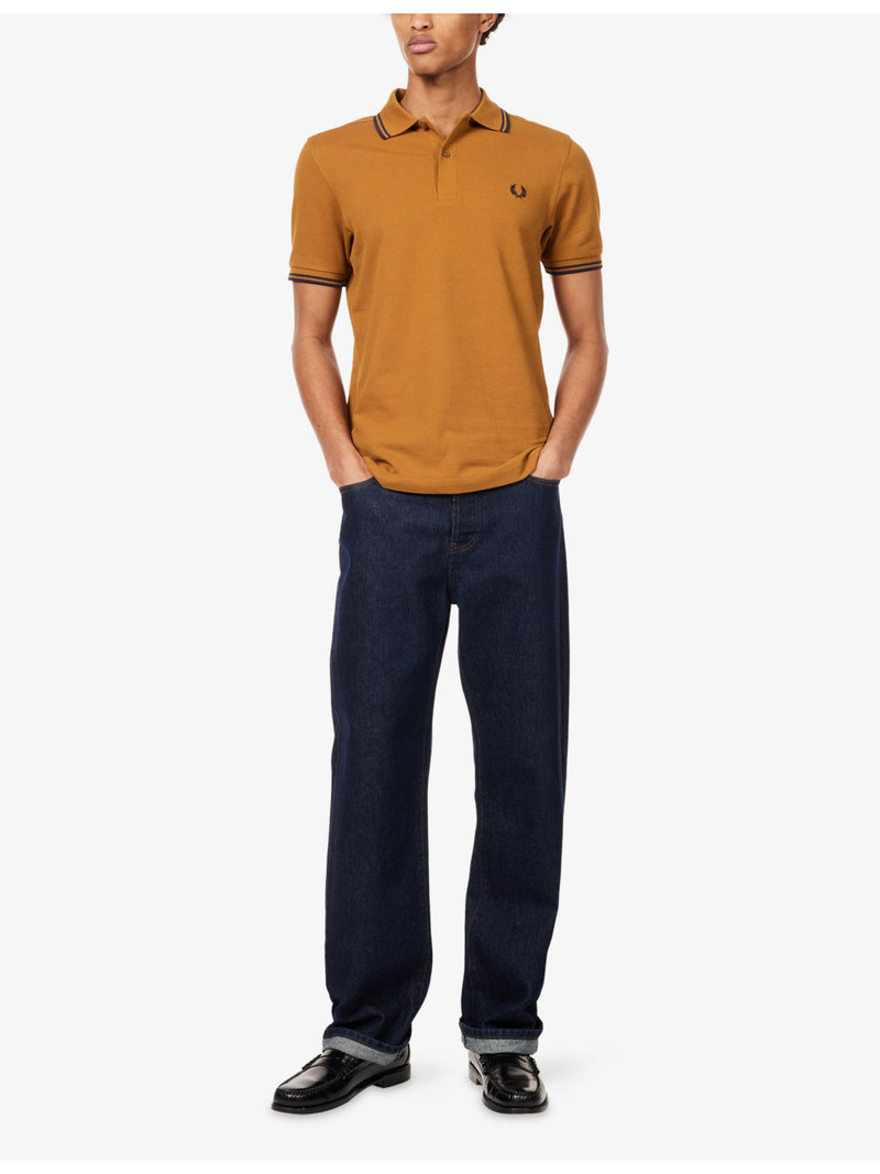 Fred Perry Twin-Tipped Collared Cotton Polo Shirt outlook