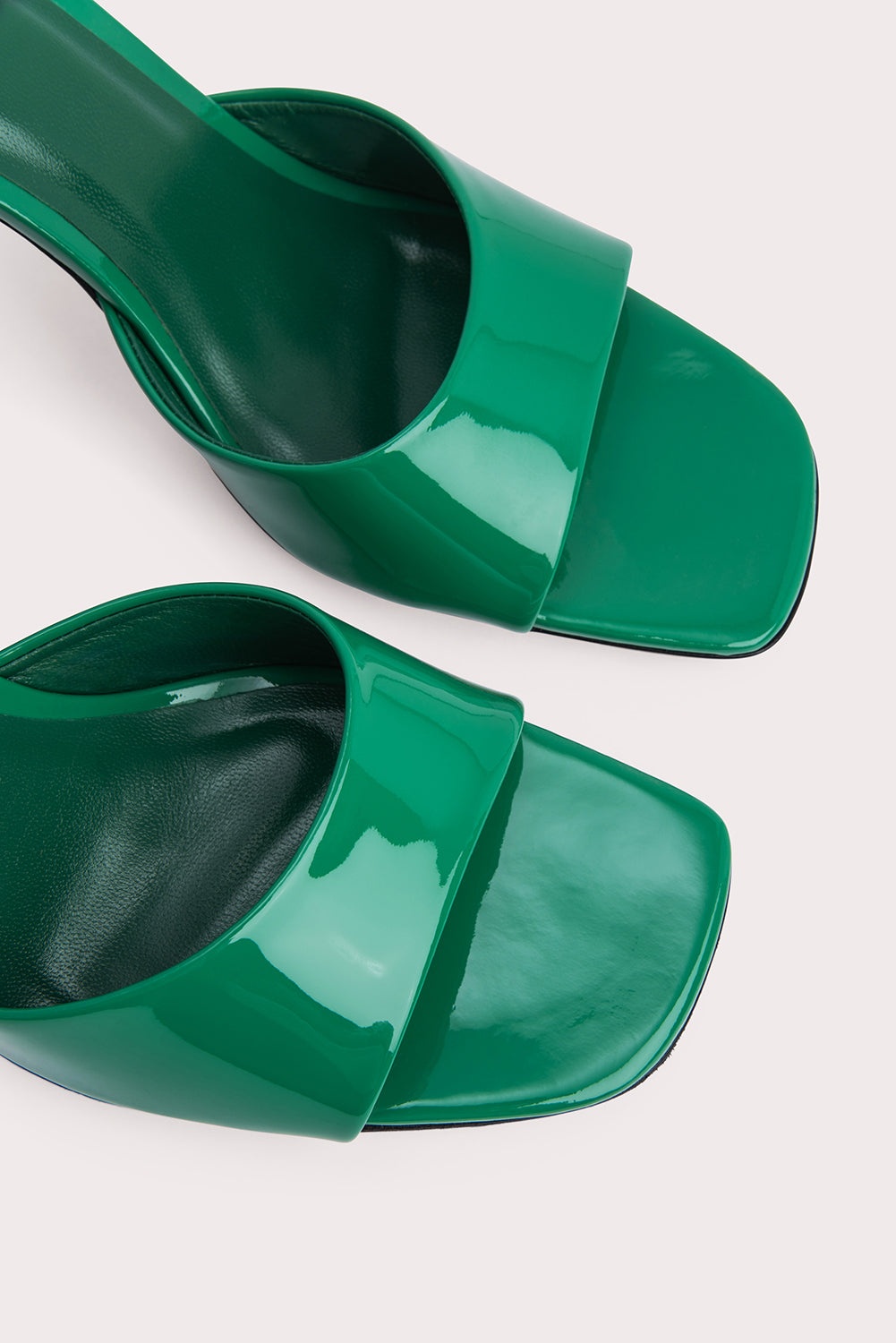 Michele Clover Green Patent Leather - 3
