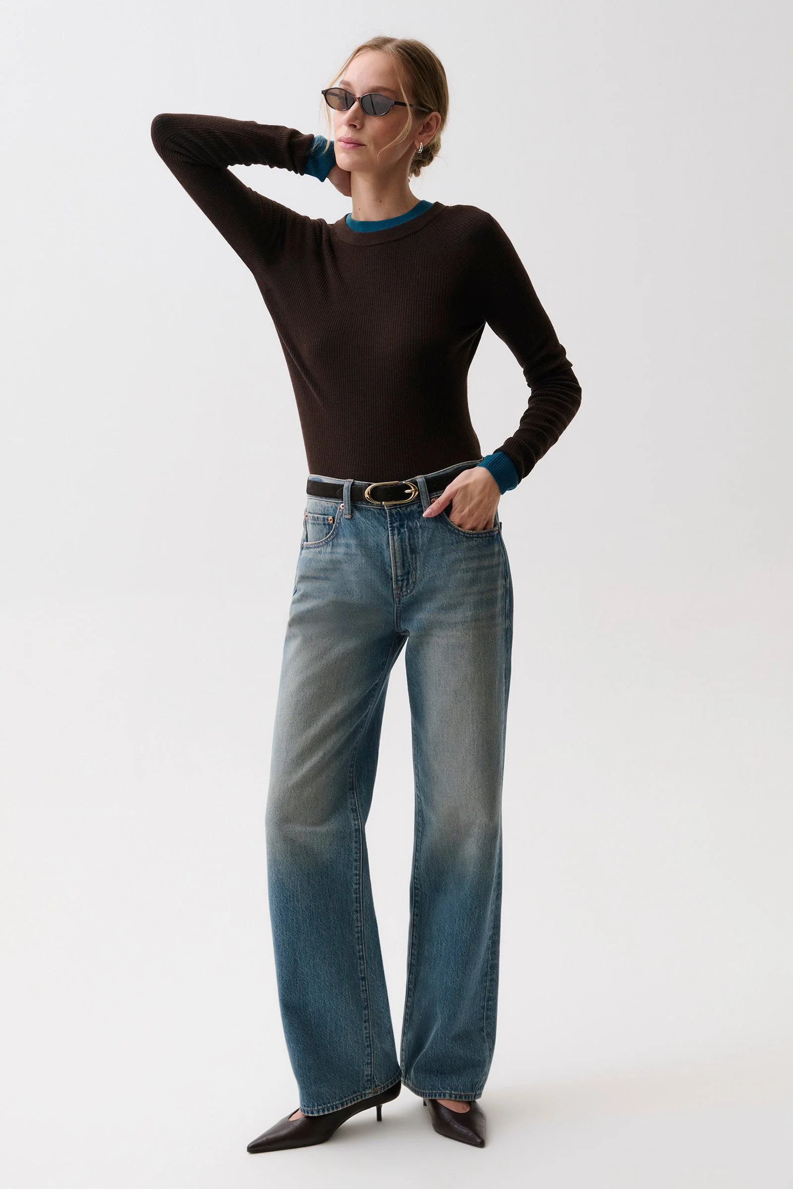 HARLOWE RELAXED BAGGY JEAN - GREAT FALLS - 1