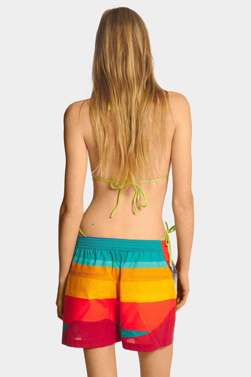 SUMMER LOVERS SUNSET BAGGY SHORTS - 4