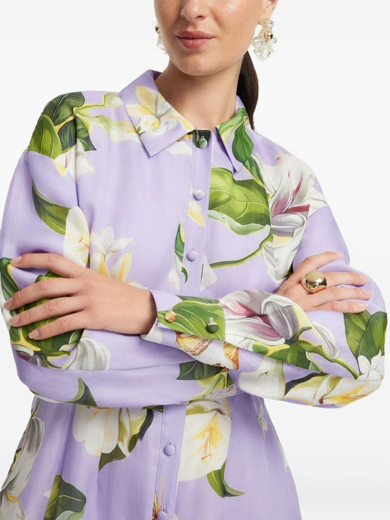 Josephine buttoned floral maxi dress 4