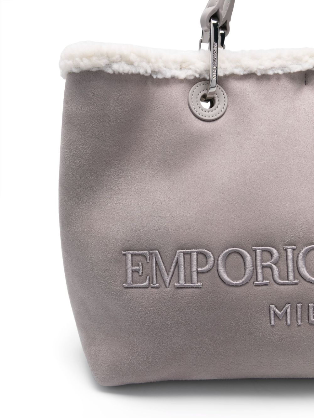 logo-embroidered shoulder bag - 4