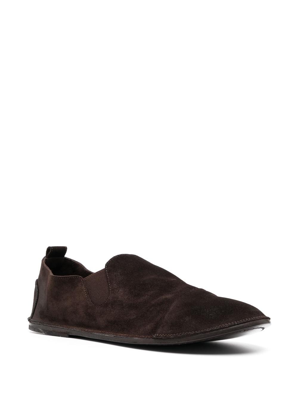 elasticated side panels suede loafers - 2