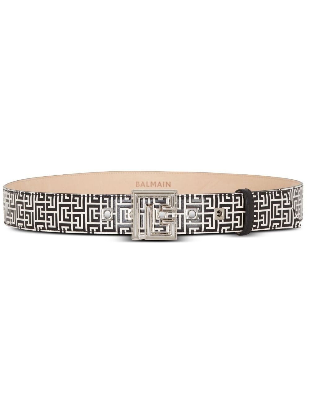 PB Labyrinth leather belt - 1