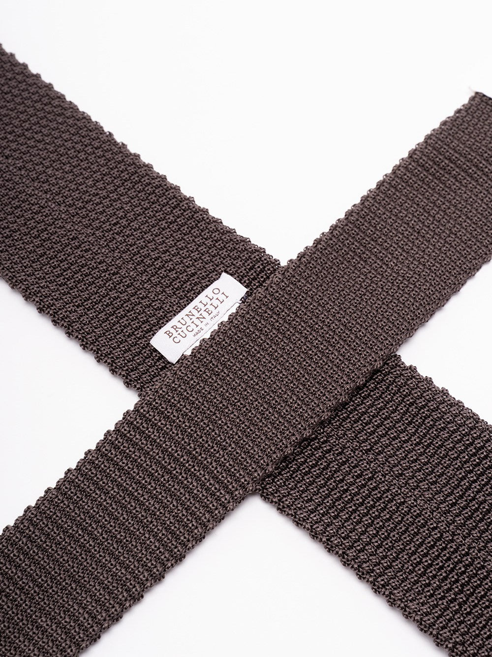 Brunello Cucinelli Men Silk Knit Tie - 2