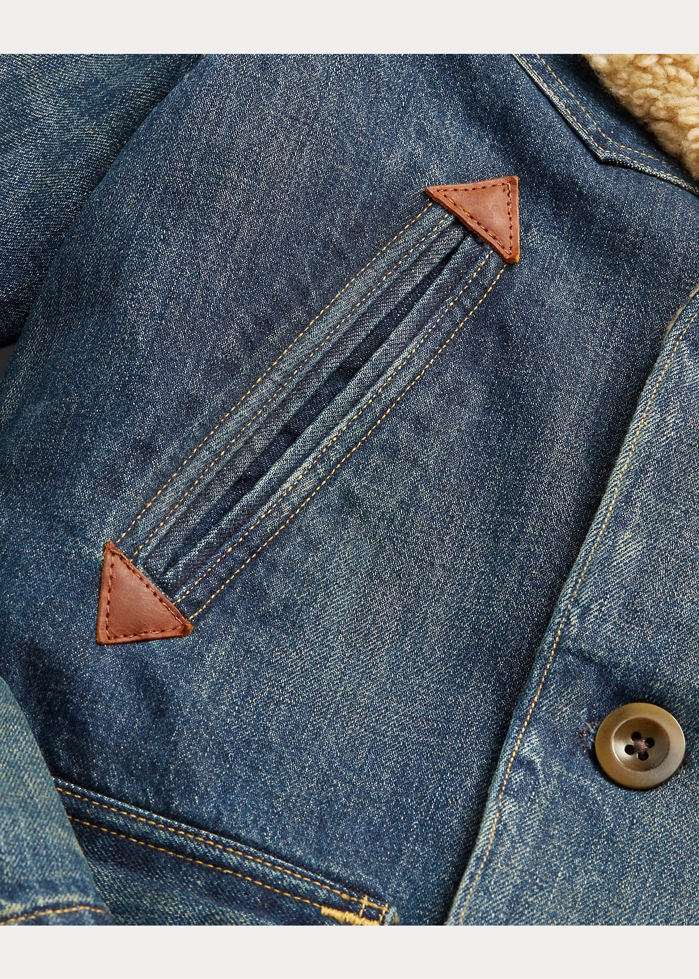 Hitching Fleece-Denim Ranch Jacket - 3