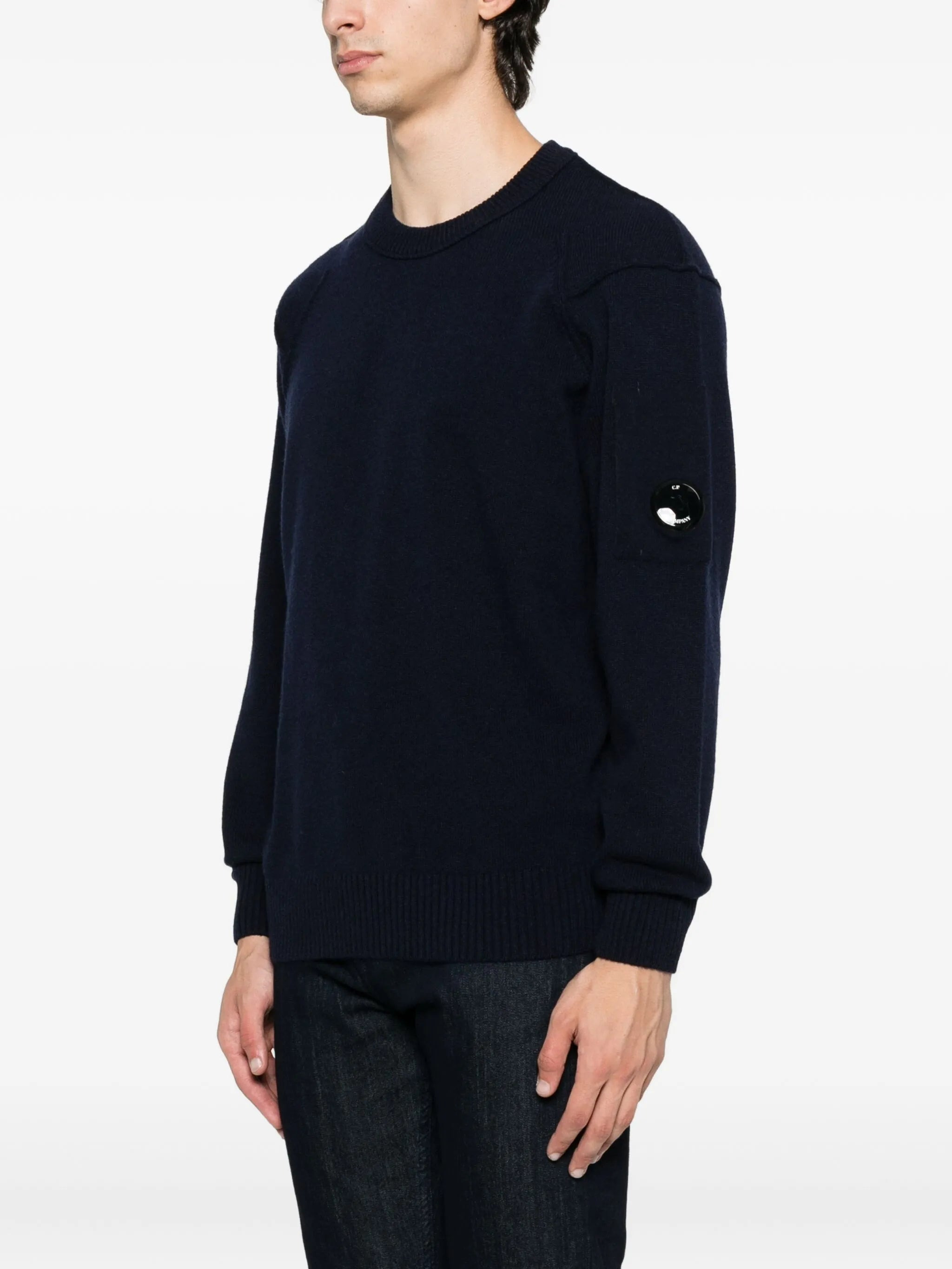 C.p. Company Lens-detail Crew-neck Sweater - 4