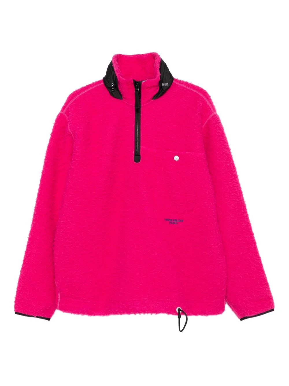half-zip fleece sweatshirt - 1