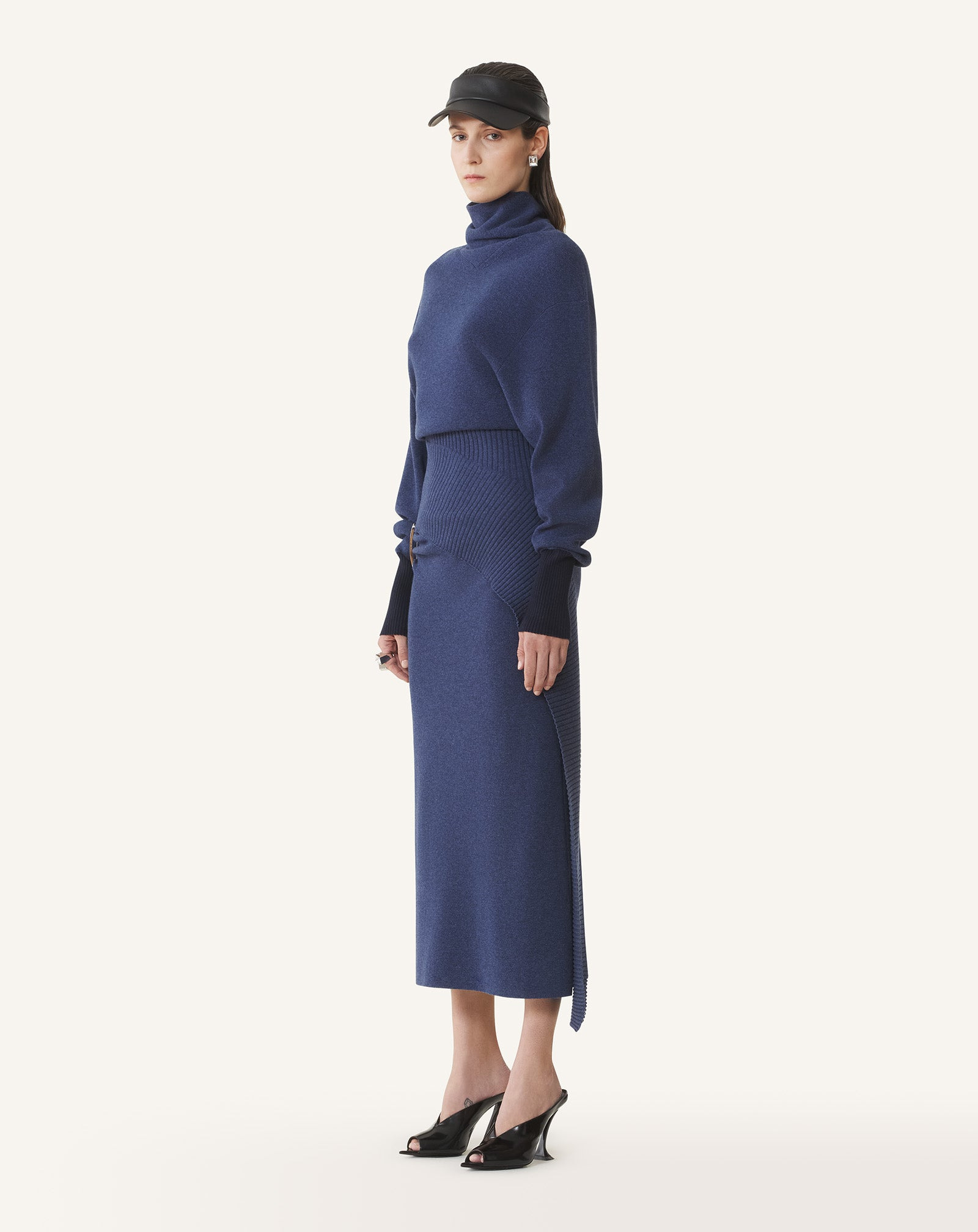 WOOL AND CASHMERE MIDI DRESS - 3