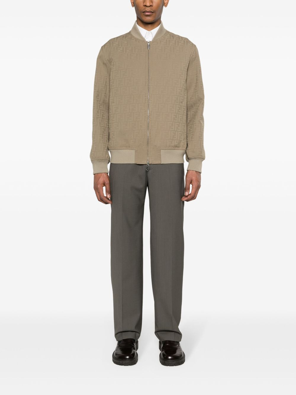 Zucca-jacquard bomber jacket - 2