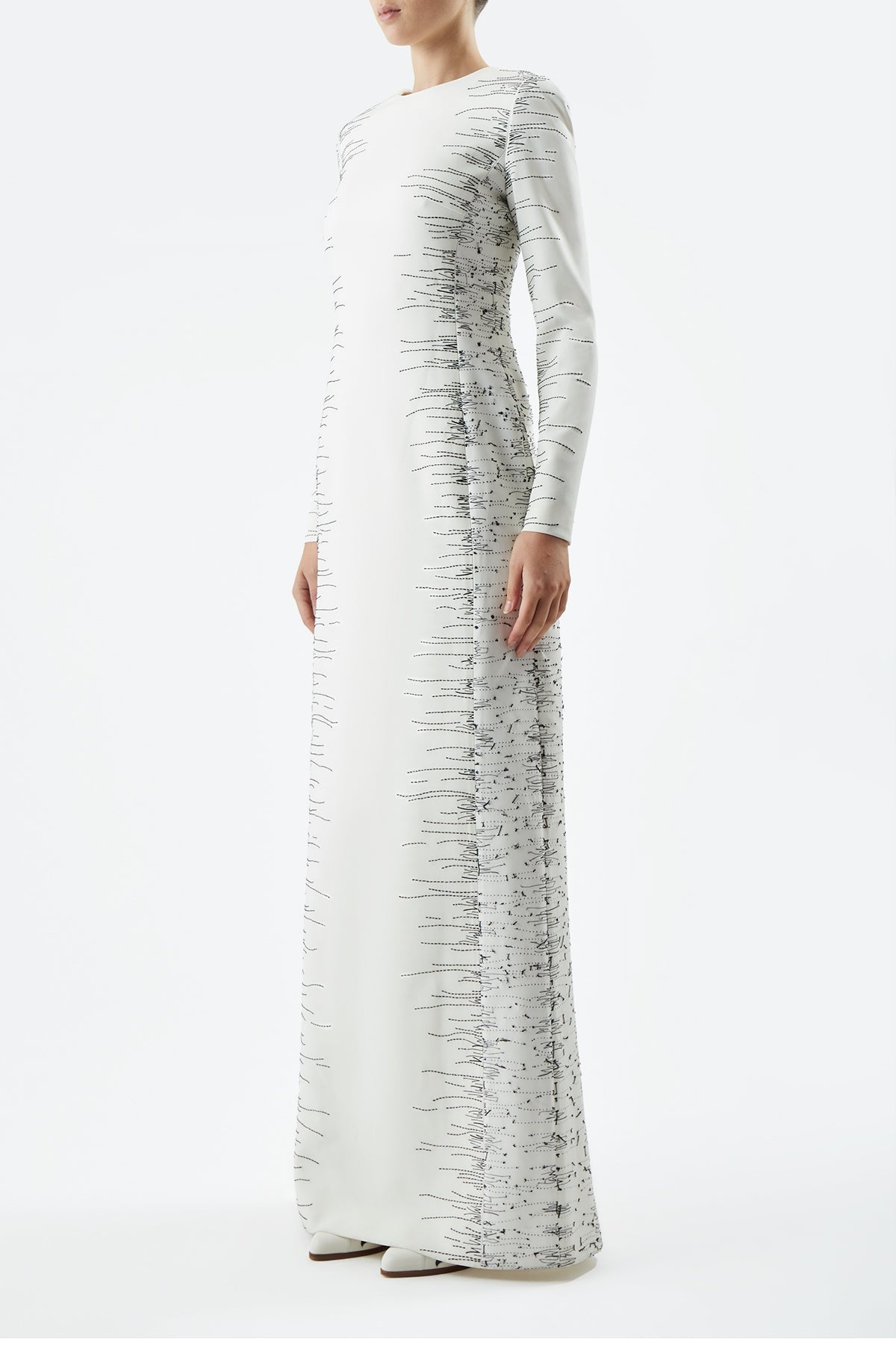 Bianca Dress in Wool Silk - 3