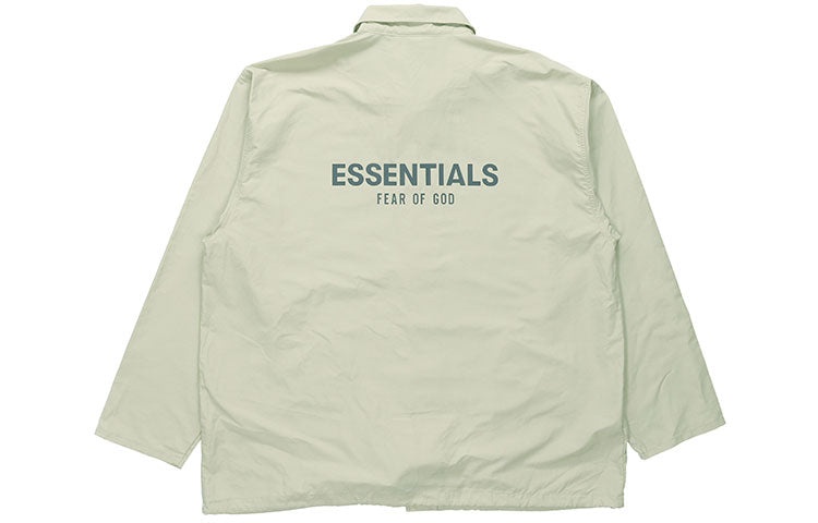 Fear of God Essentials FW20 Coach Jacket Sage 0202250500022012 - 3
