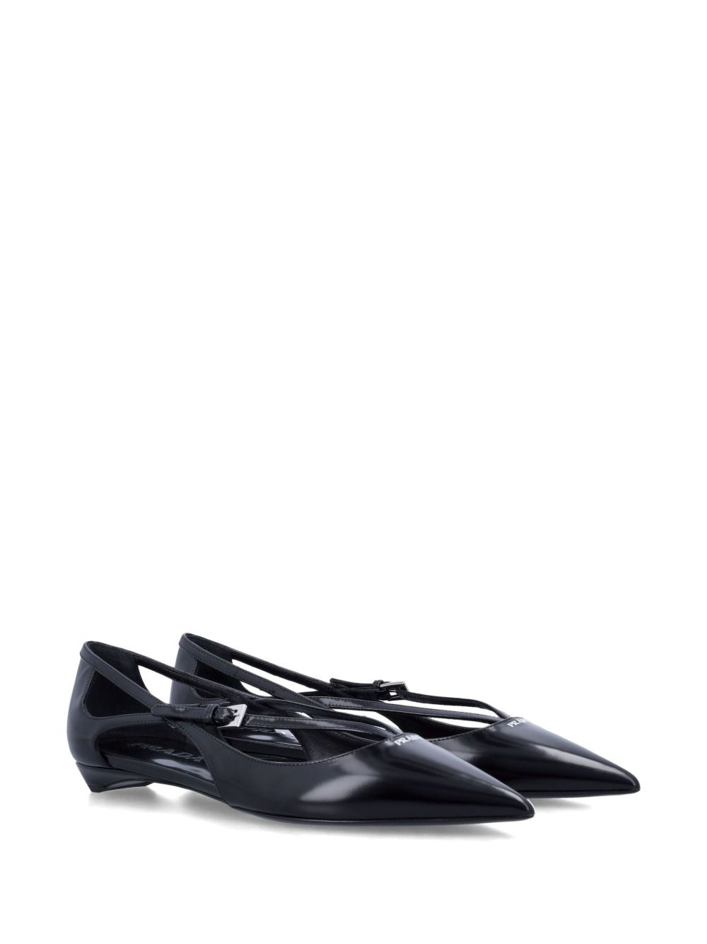 cut-out ballerina shoes - 2
