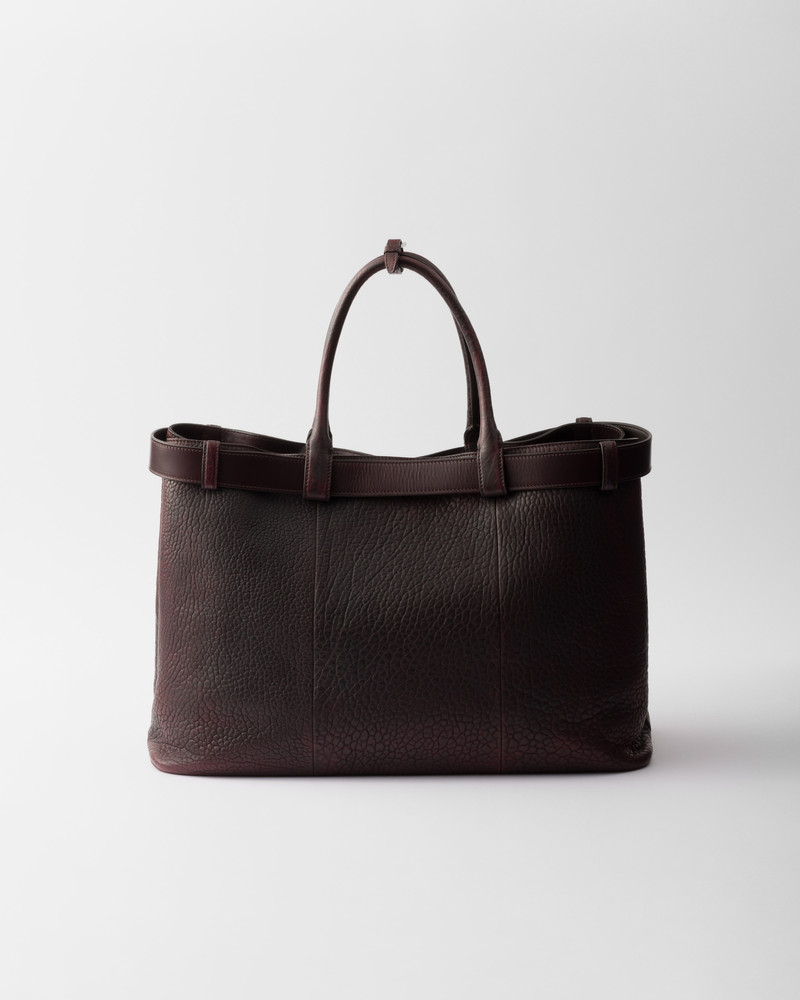 Prada Buckle nappa leather bag 4