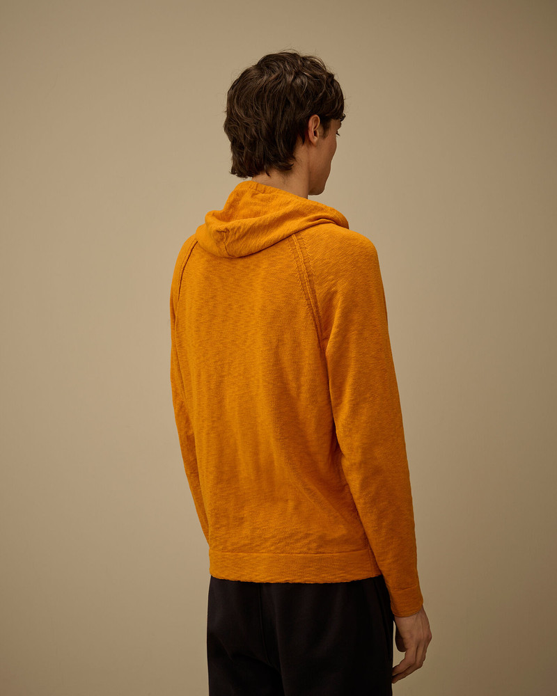 Cotton/Nylon Hooded Lens Sweater 4