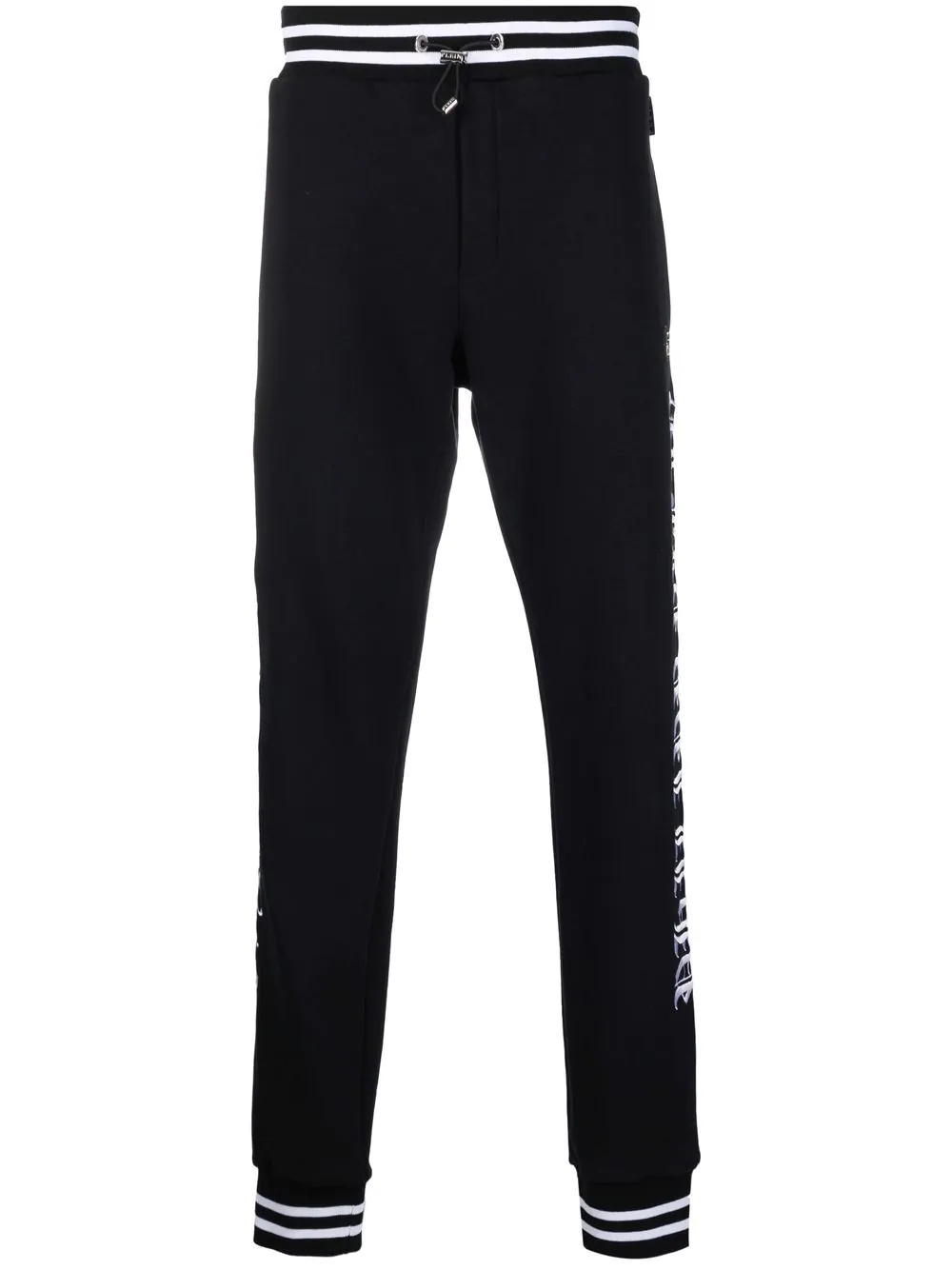 logo-embroidered joggers - 1