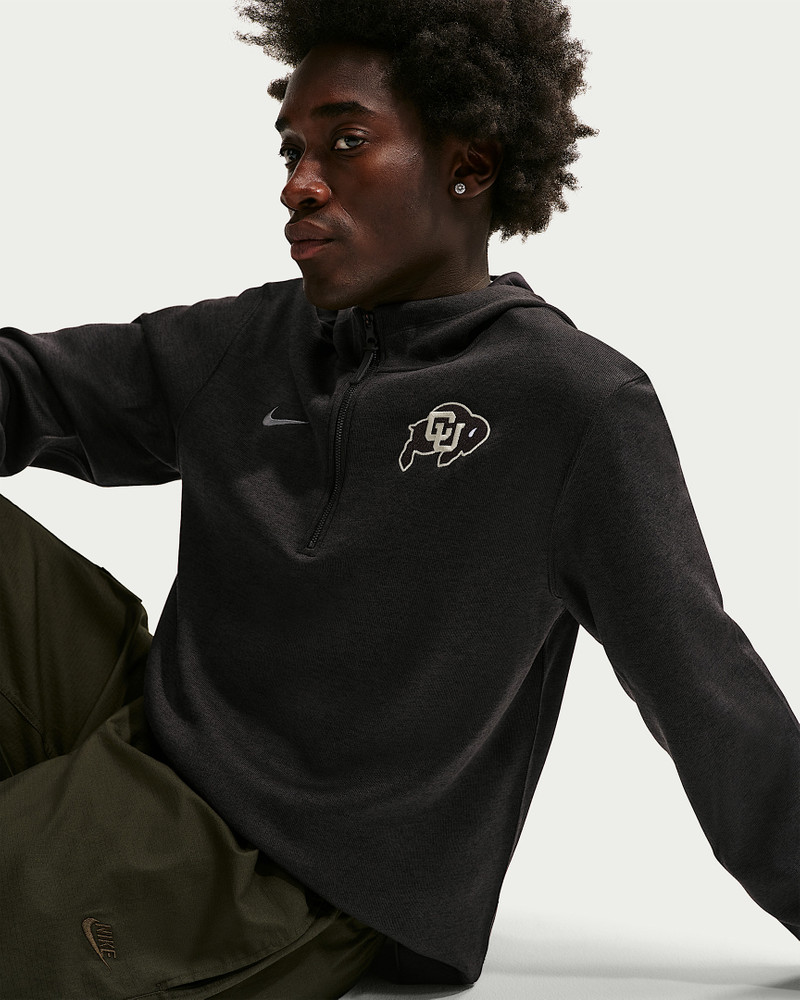 Colorado Buffaloes Nike NCAA Men's Basketball Coaches' Pullover Hoodie 3