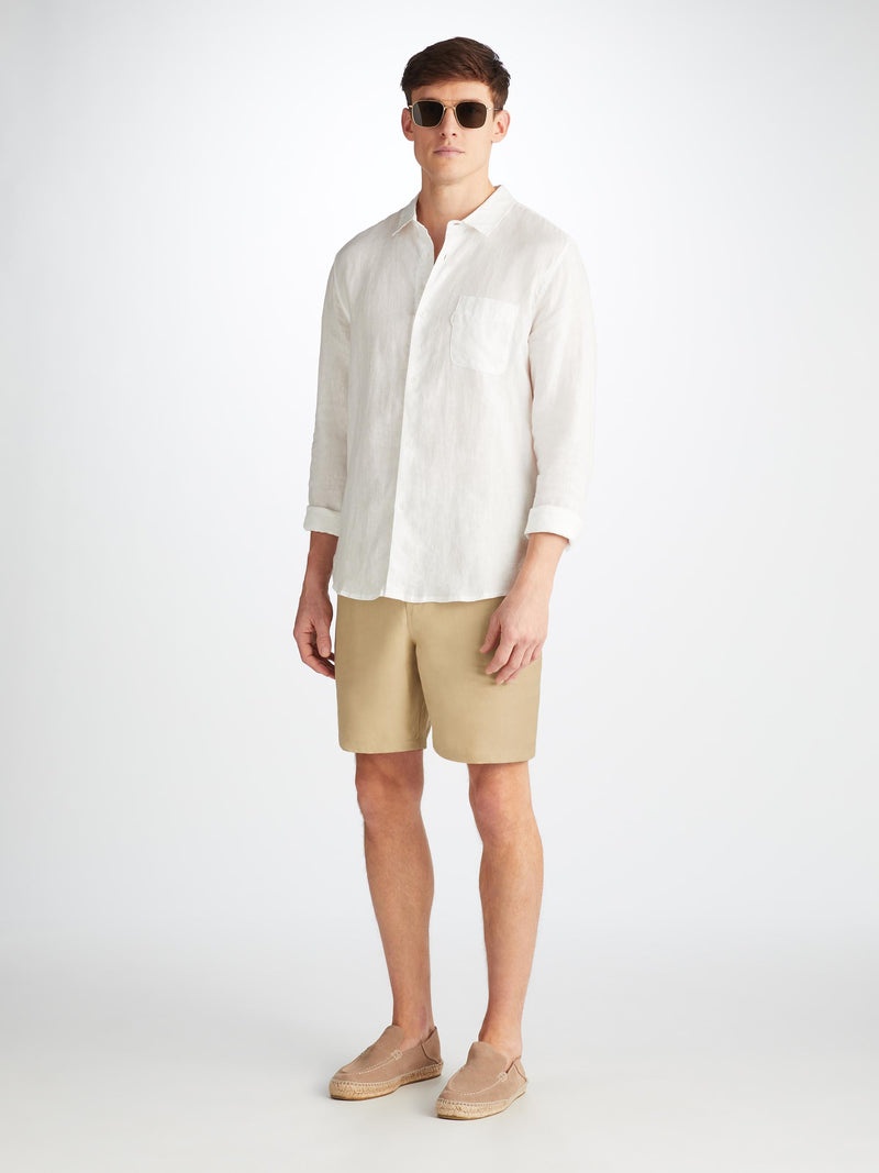 Men's Shorts Sydney Linen Sand - 3