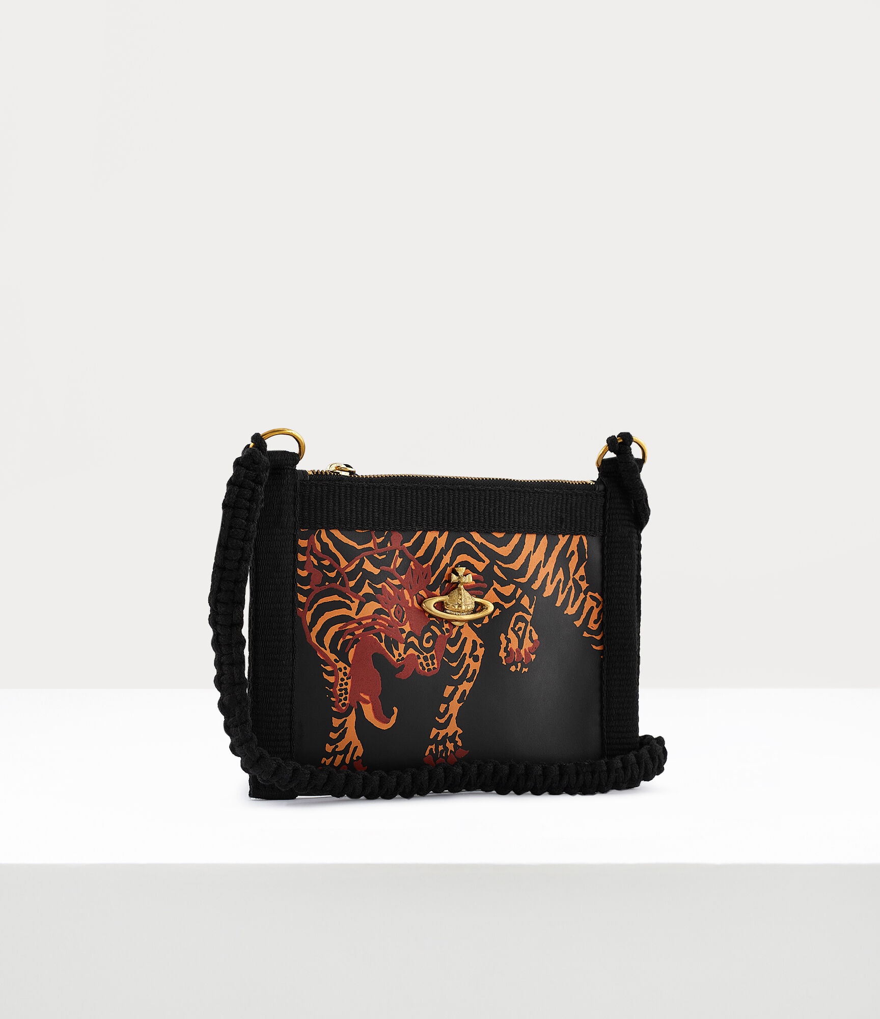 LETTER LEATHER CROSSBODY BAG - 3
