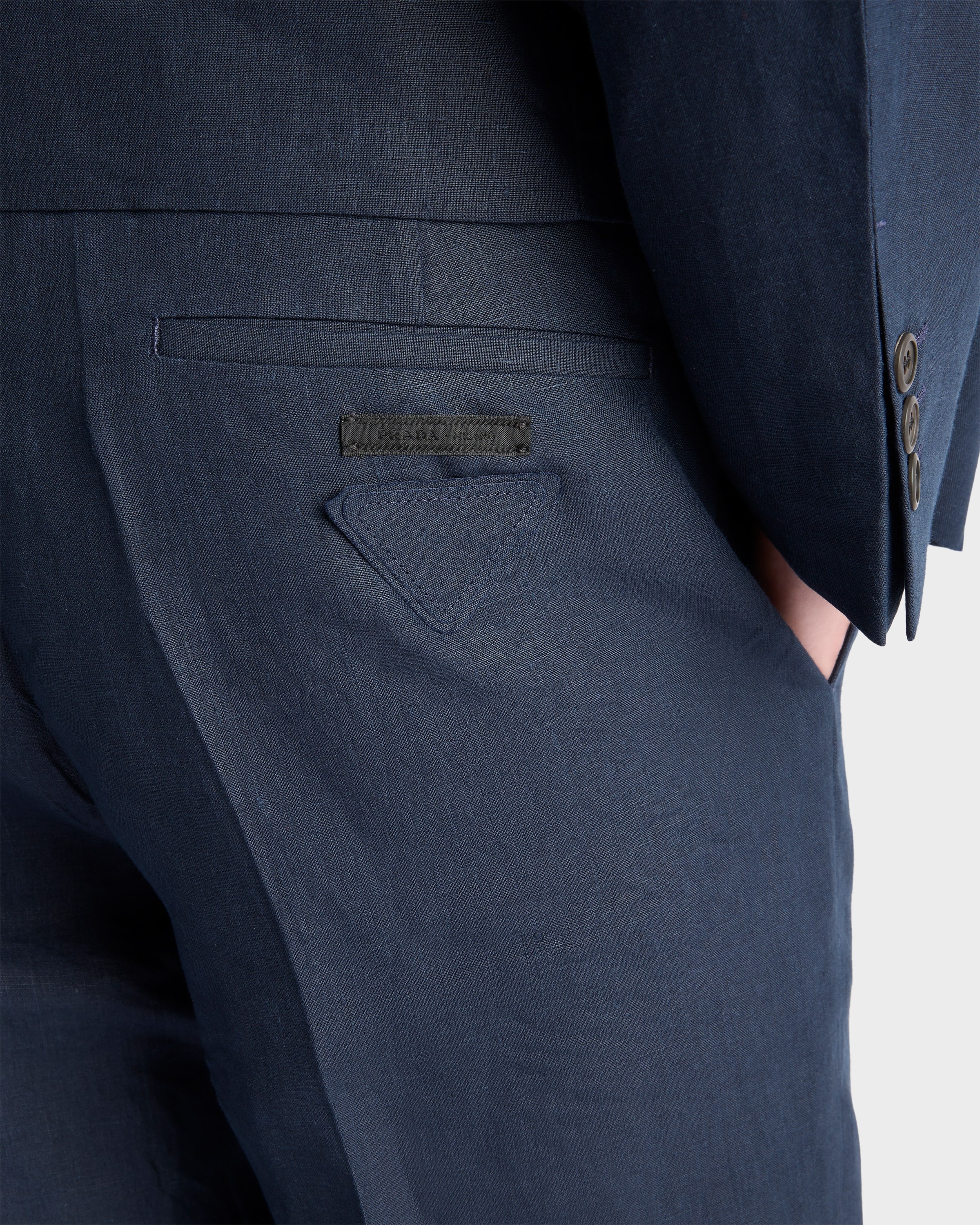 Tailored linen pants - 4