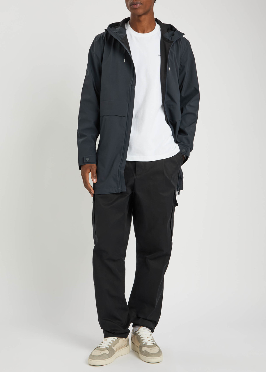 Rains Suva Long Hooded Shell Jacket - 4