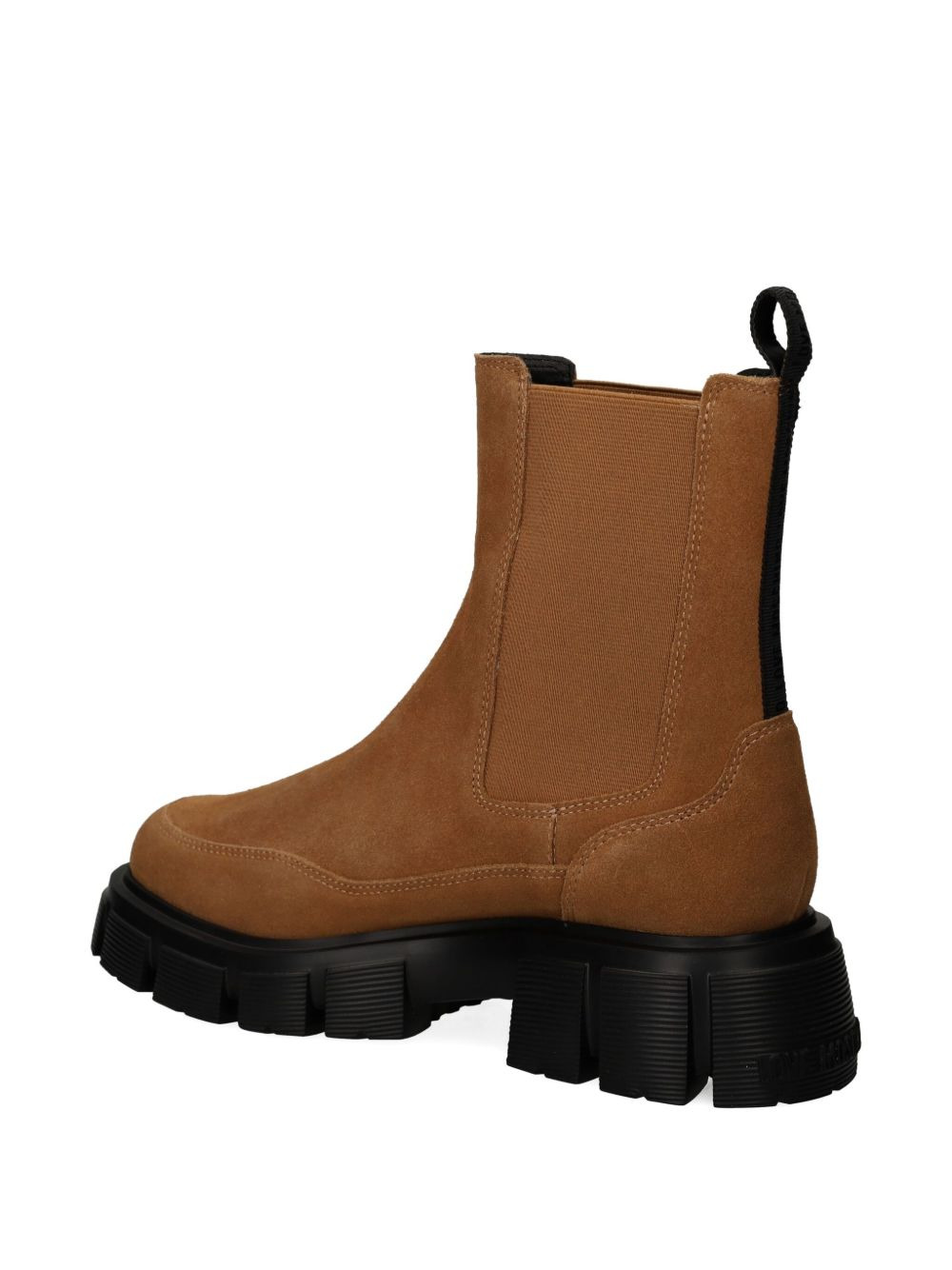 logo-print boots - 4