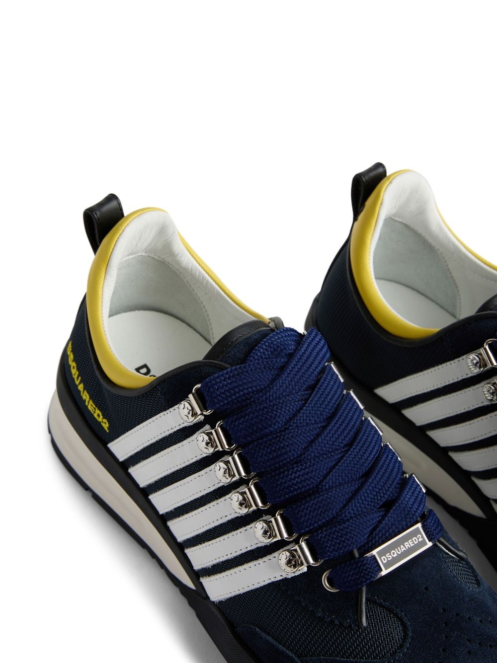 striped low-top sneakers - 5