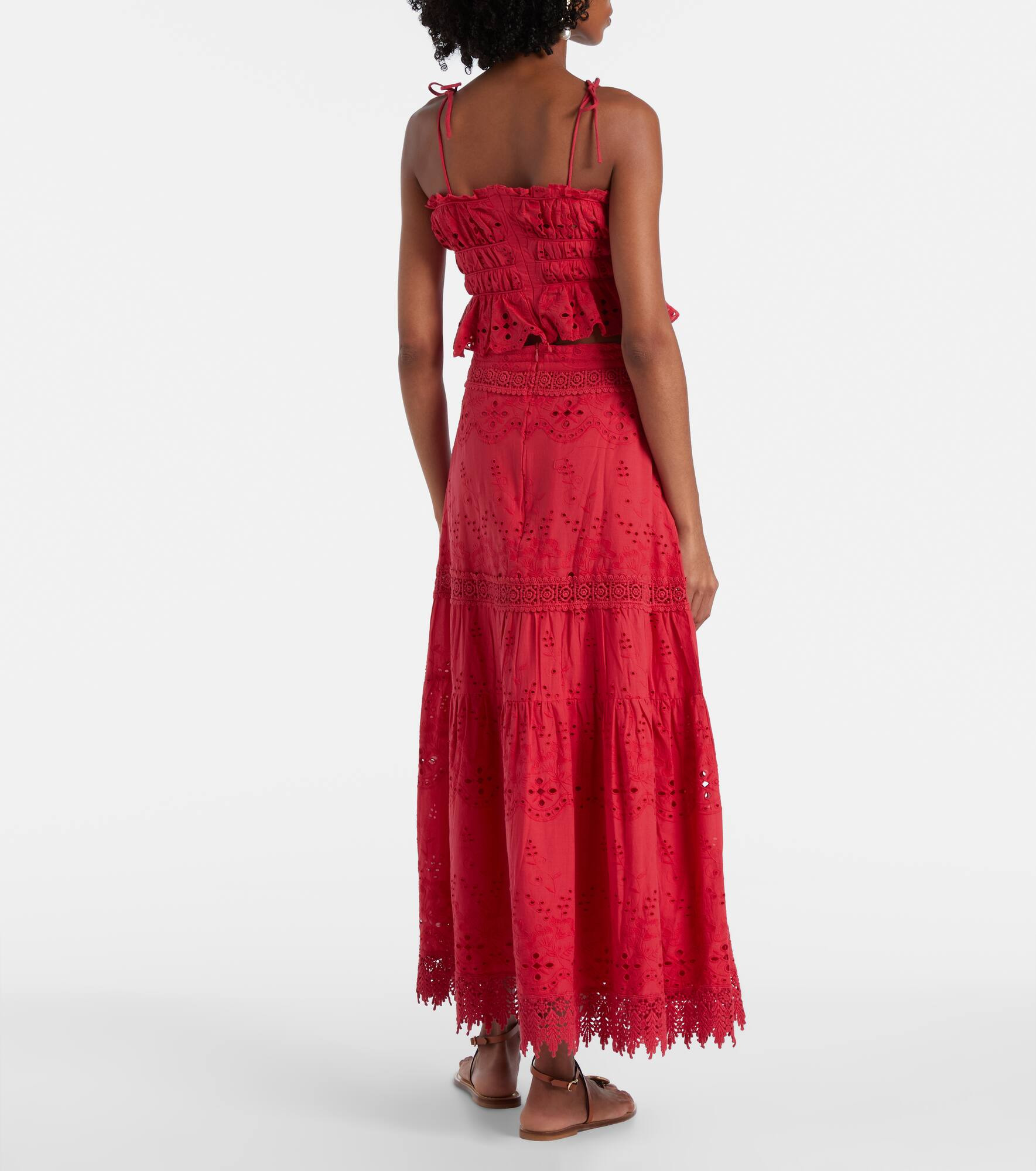 Alessia cotton maxi skirt - 3