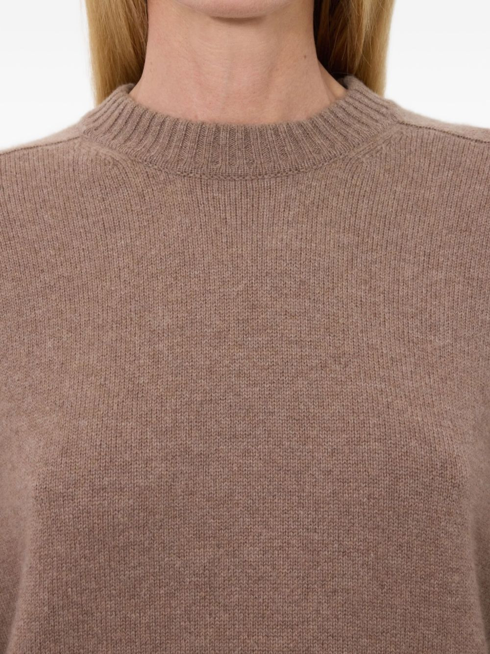 ribbed cashmere sweater - 5