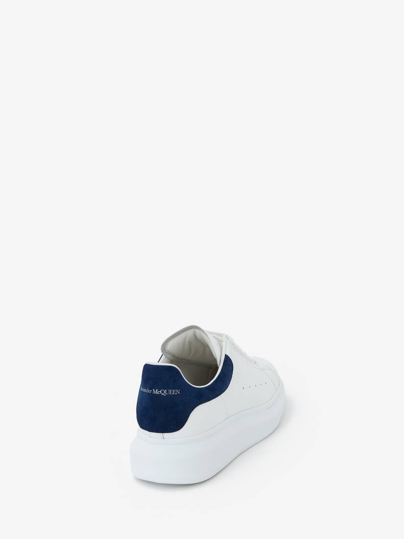 Men's Oversized Sneaker in White/paris Blue - 3