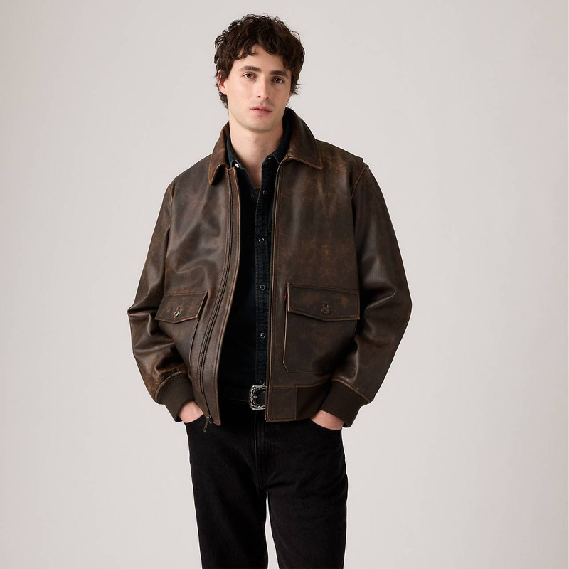 Levi's CLAYTON LEATHER JACKET outlook