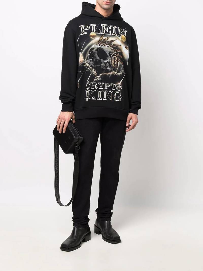 PHILIPP PLEIN 'Crypto King' hoodie outlook