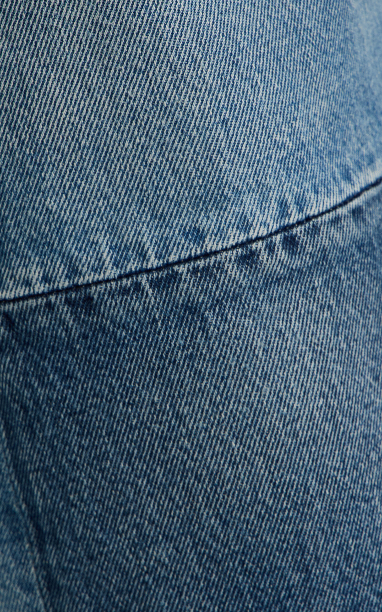 x Bloom Farm Exclusive Winslow Reworked Rigid Low-Rise Boyfriend Jeans medium wash - 7