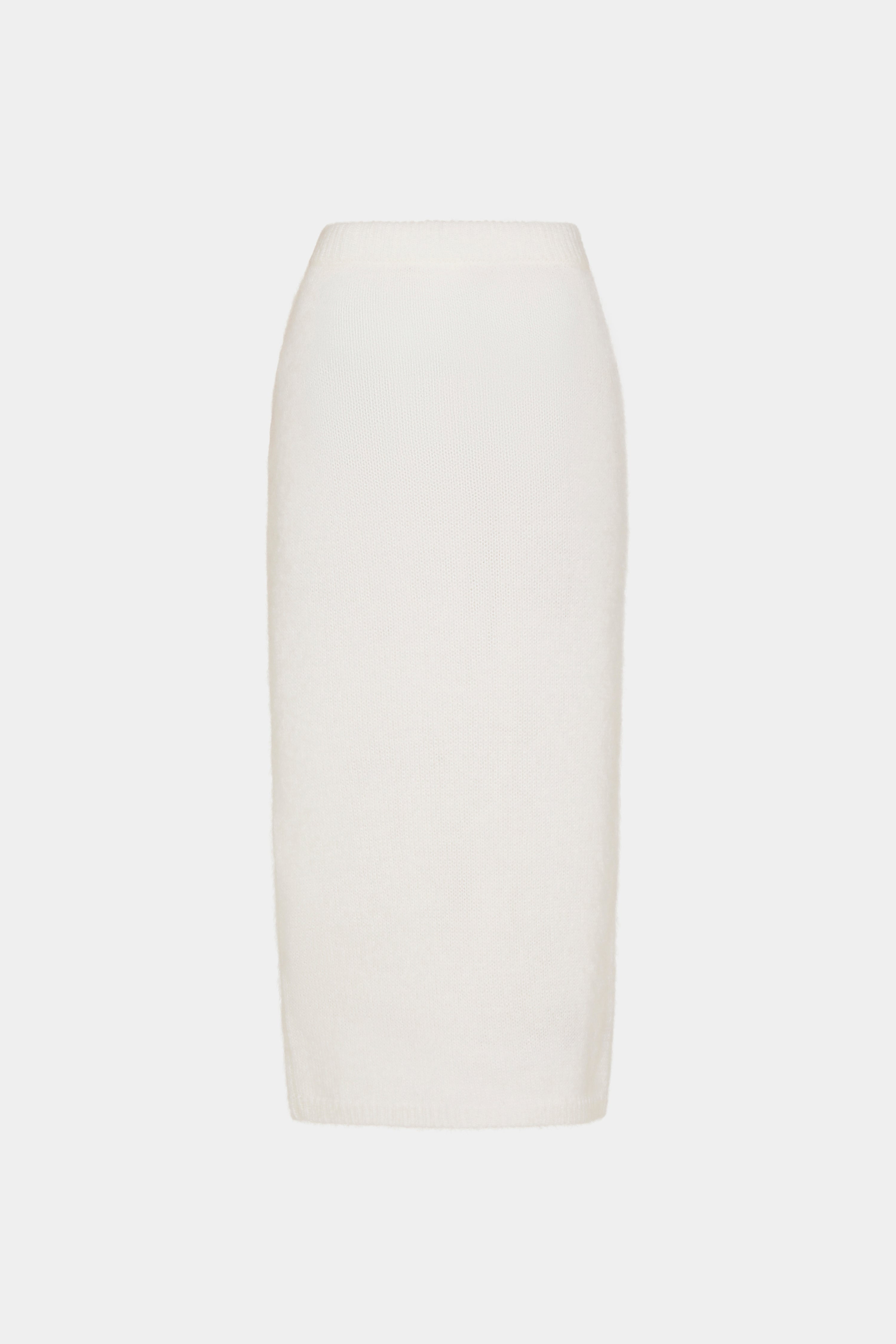 CARDED MOHAIR MIDI SKIRT - 2