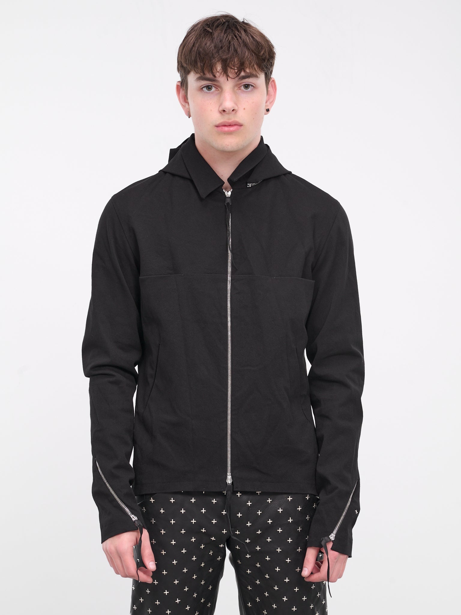 Detachable Hood 4-Pocket Jacket - 1