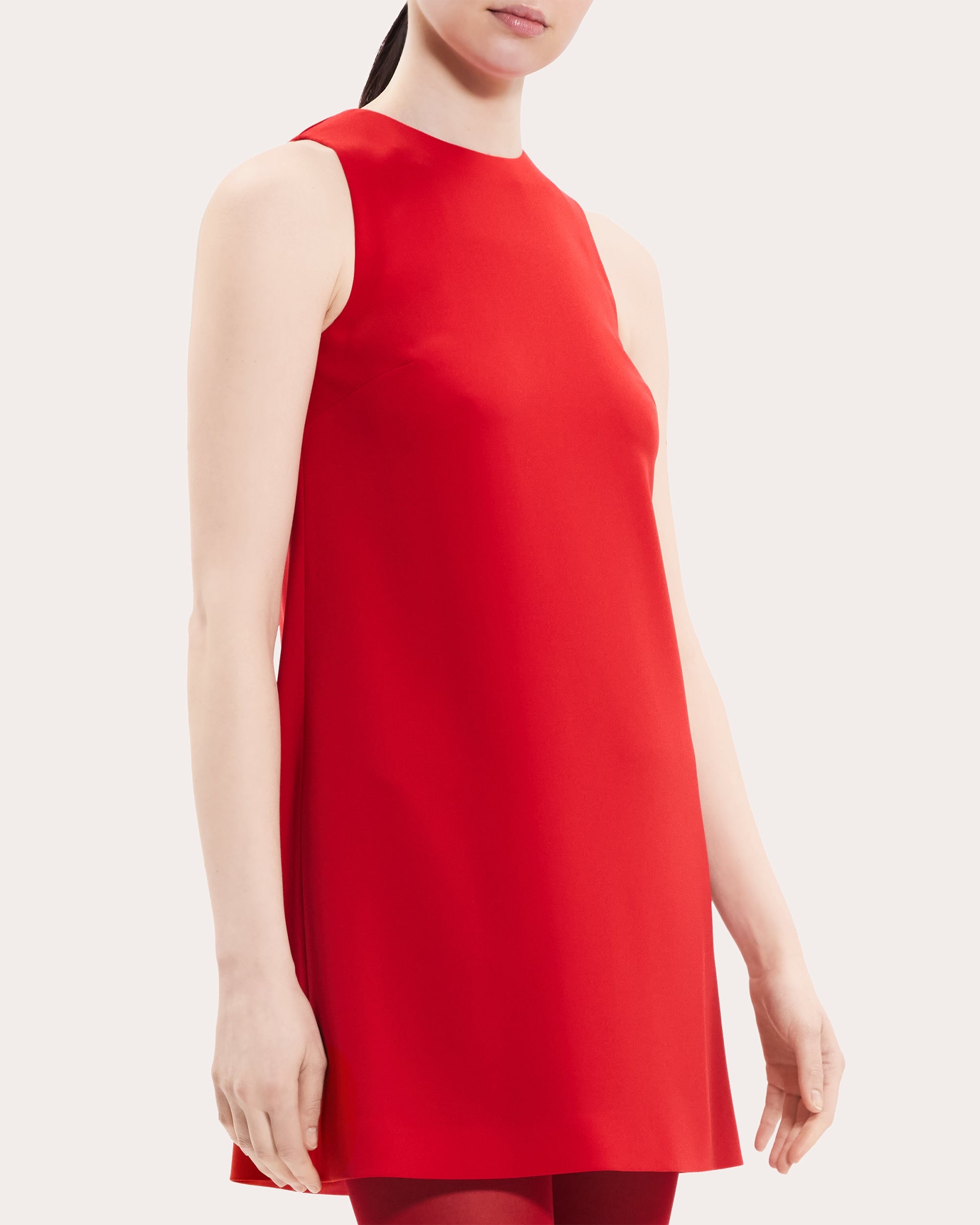 Sleeveless A-Line Shift Dress - 3