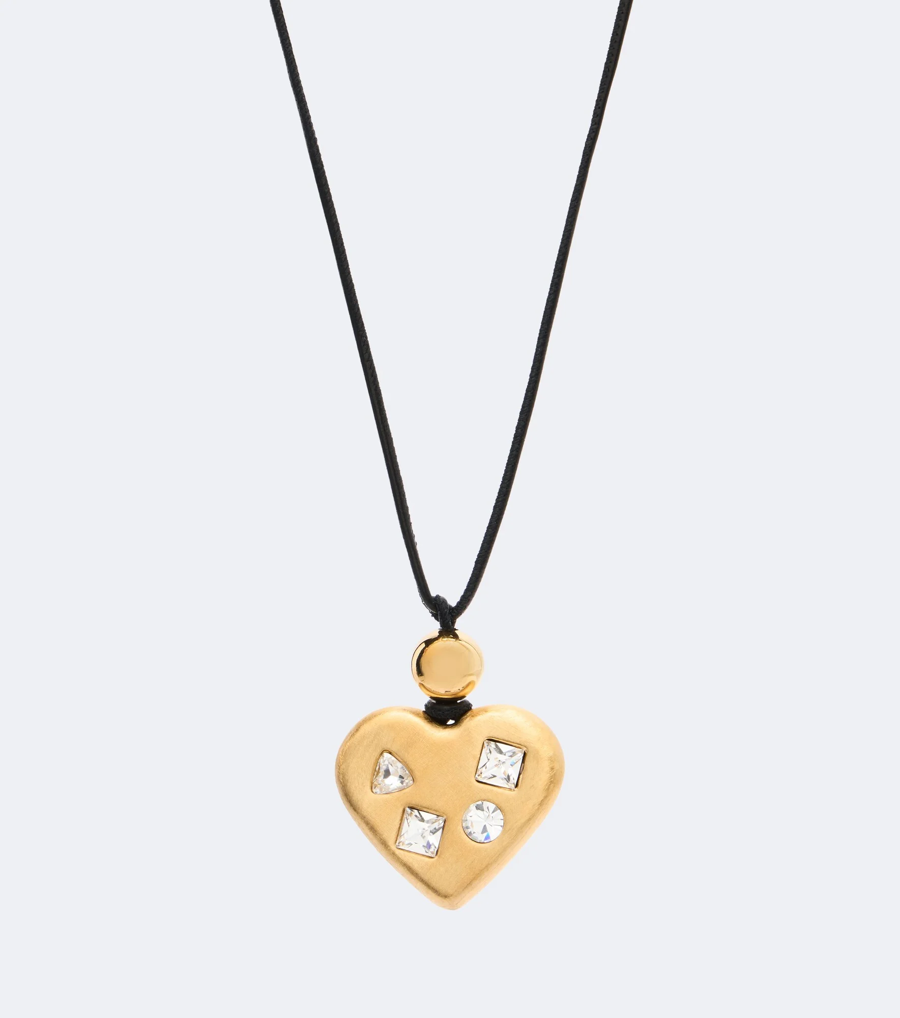 Coeur embellished pendant necklace - 1