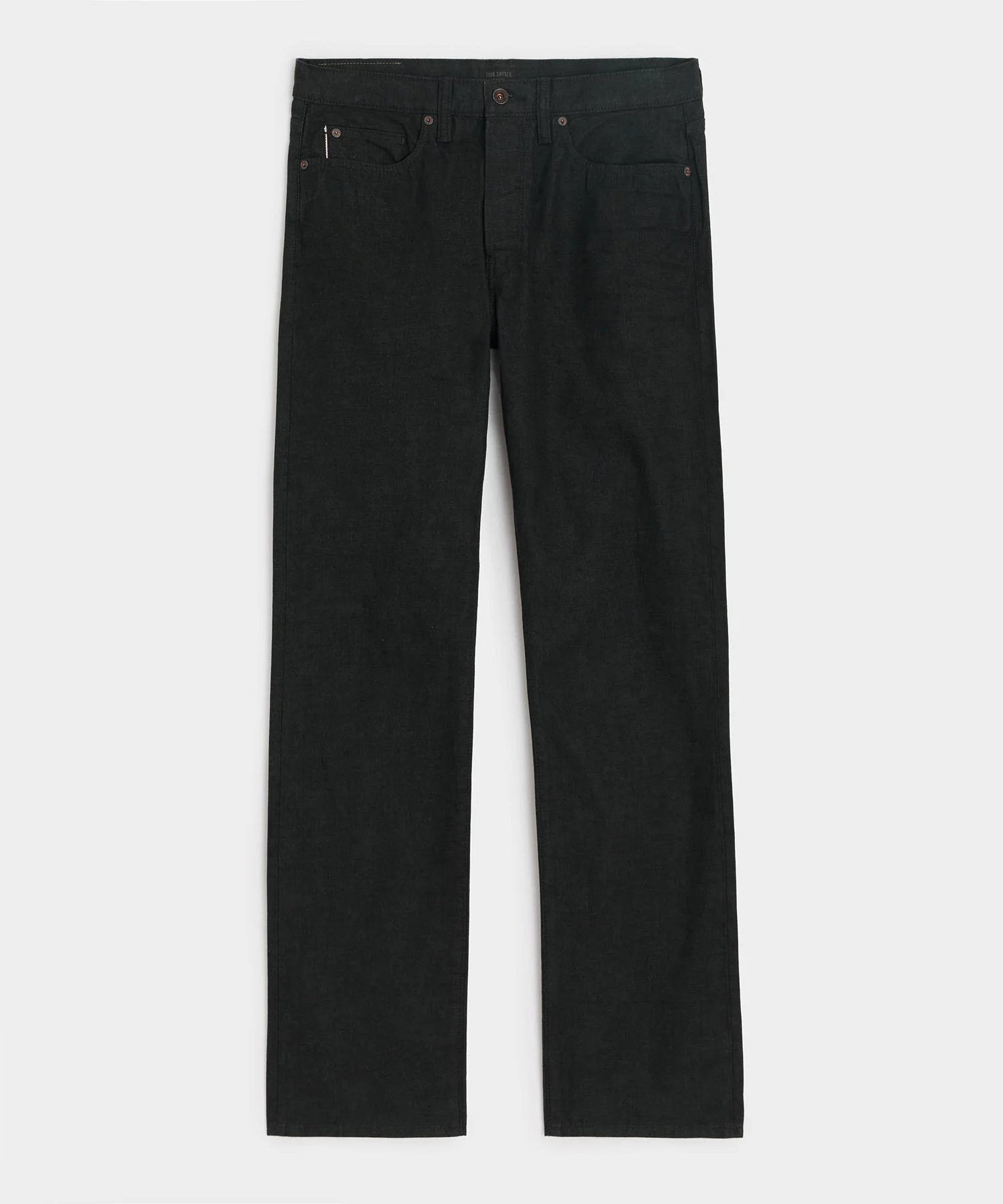Straight Japanese Lightweight Jean in Dark Charcoal - 1