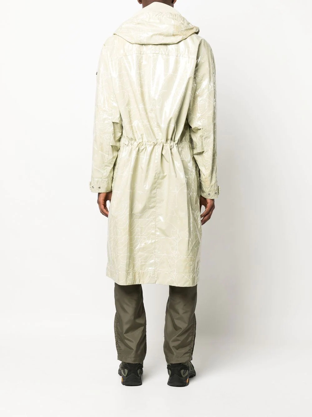 graphic-print hooded raincoat - 4