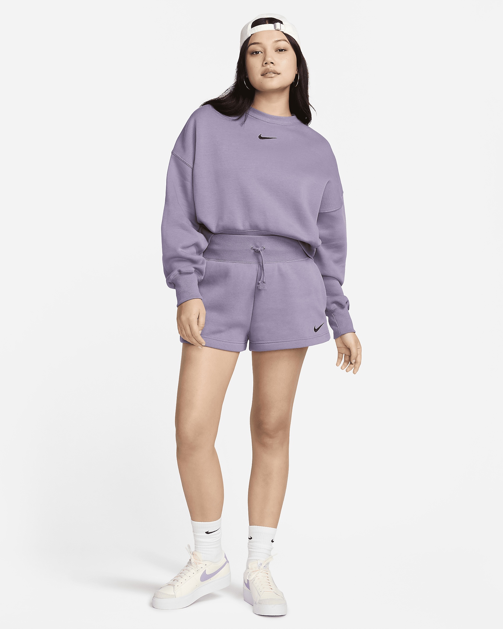 Nike Sportswear Phoenix Fleece Women's High-Waisted Loose Shorts - 7