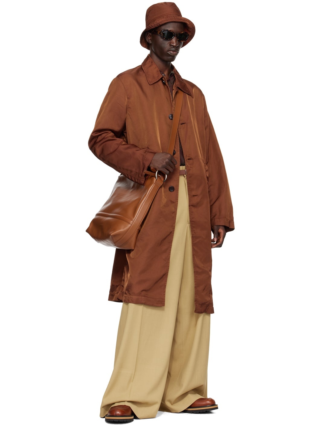 Orange Overdyed Coat - 4