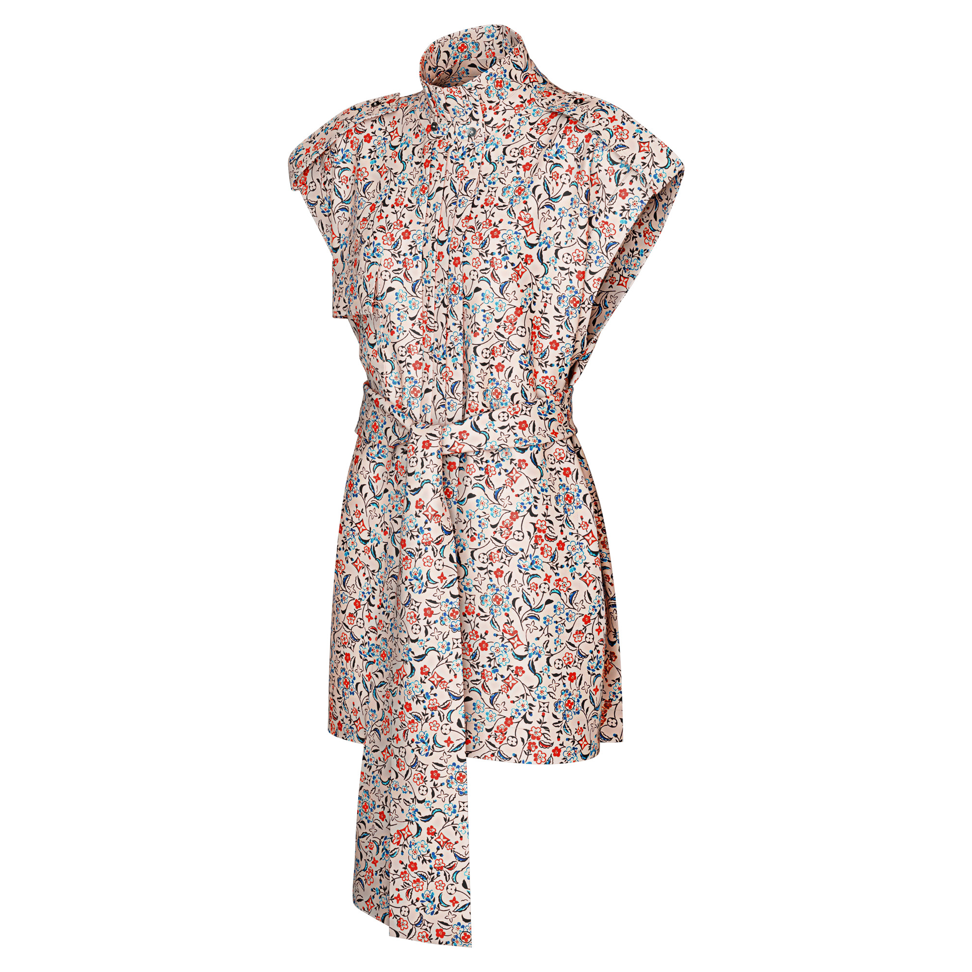 Monogram Bloom Belted Dress - 2