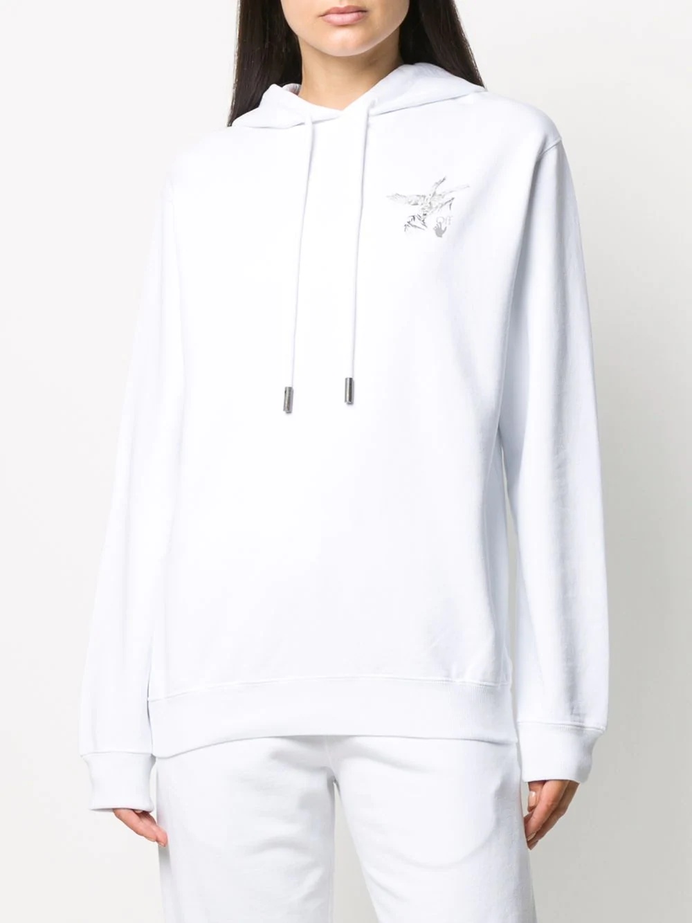 reflective-detail Arrows hoodie - 3