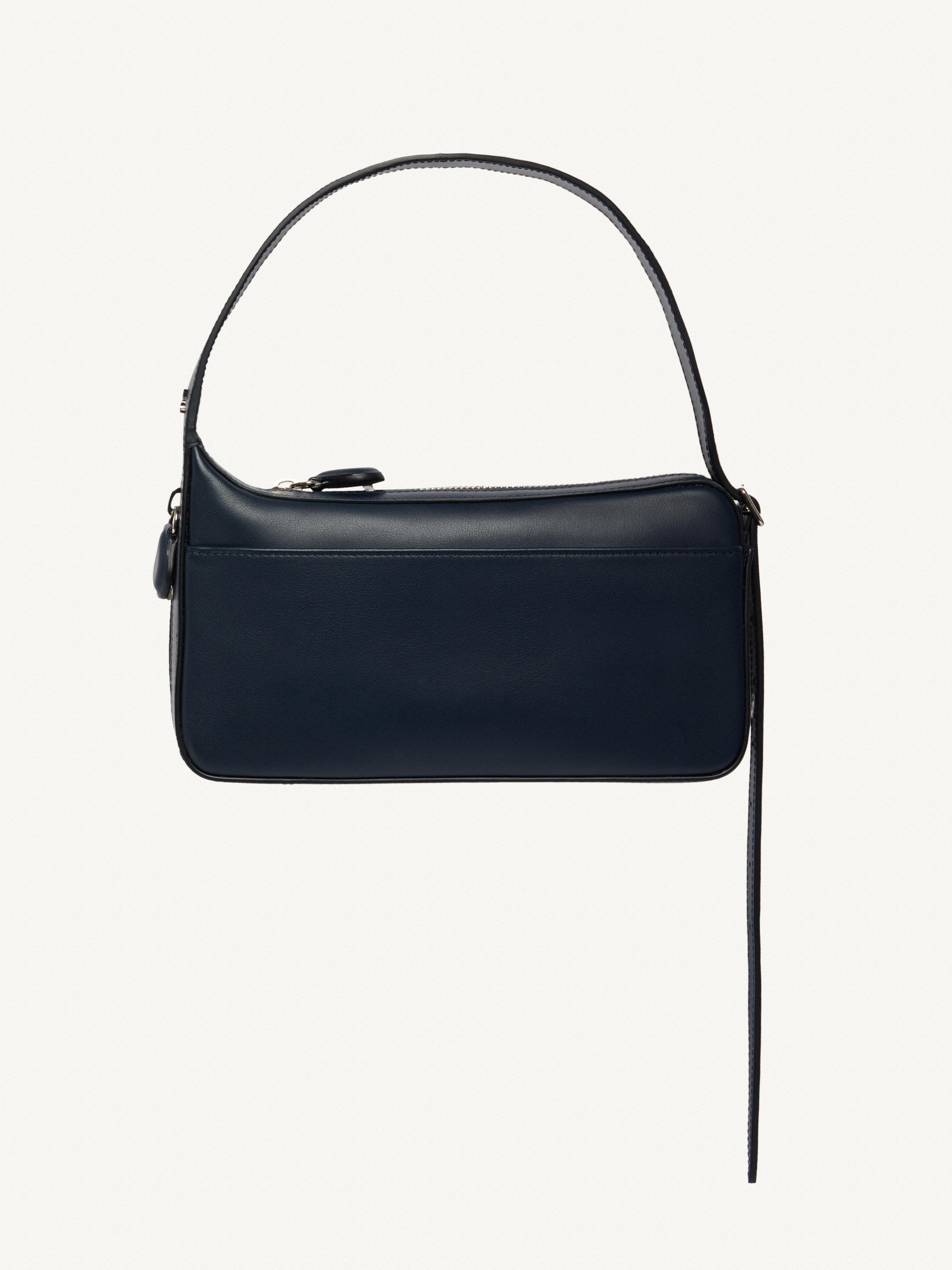 courrèges RACER BAGUETTE LEATHER BAG | REVERSIBLE