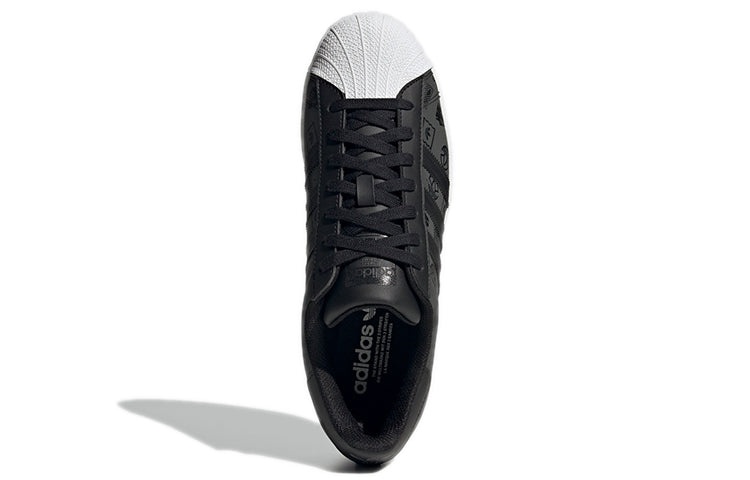 adidas Originals Superstar Shoes 'Black Green Monogram' GX8412 - 5