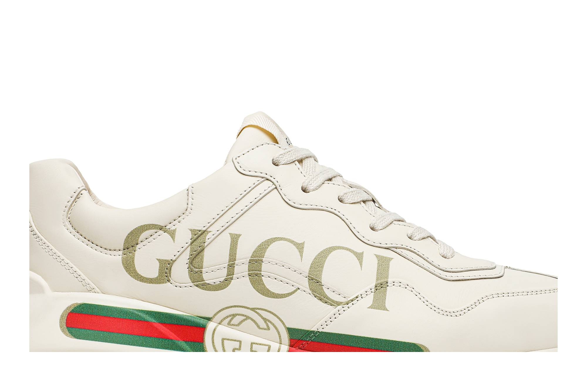 Gucci Wmns Rhyton Leather Sneaker 'Logo' - 2
