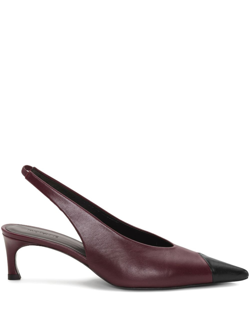 slingback leather pumps 1