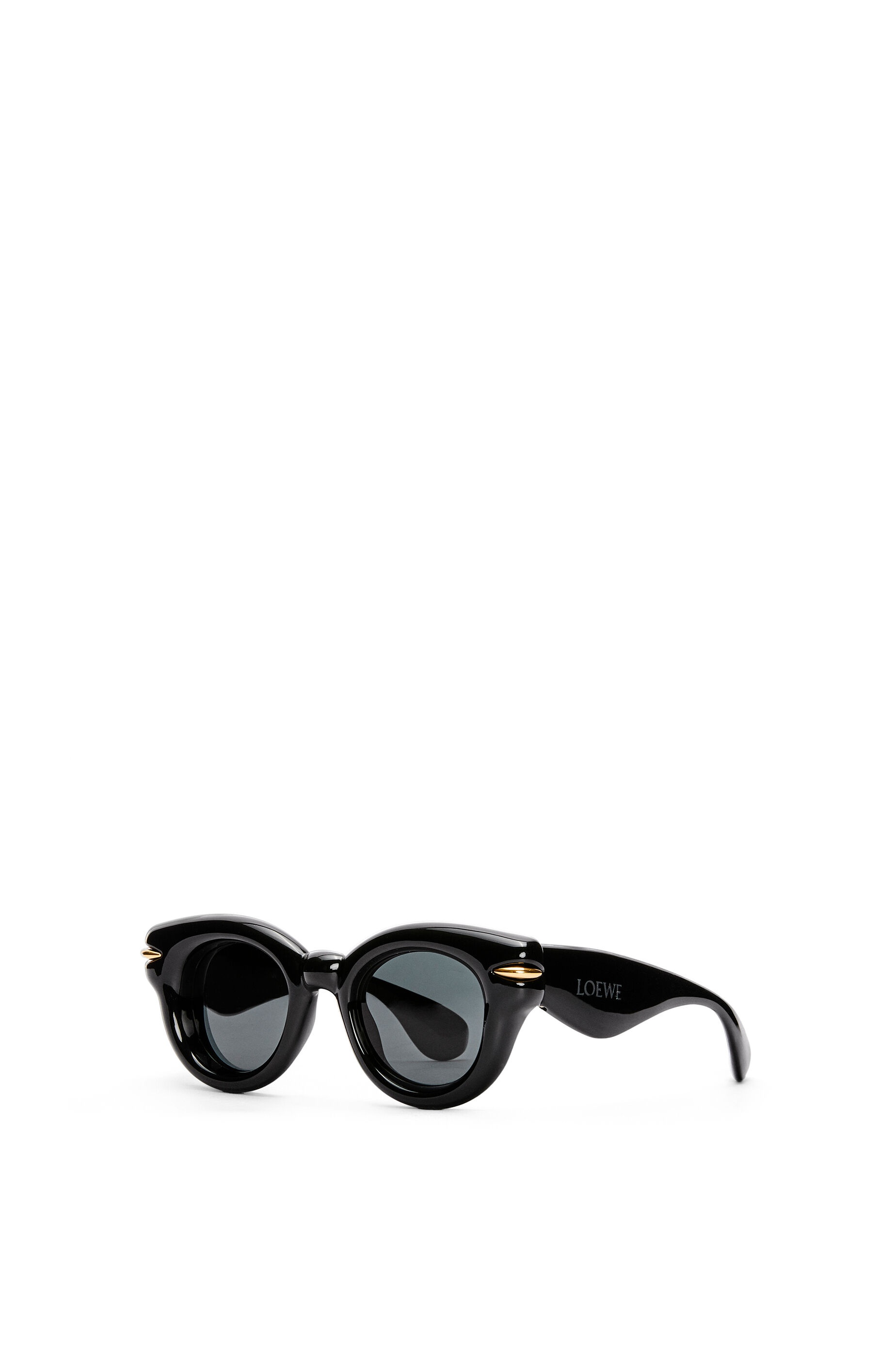 Inflated round sunglasses in nylon - 2