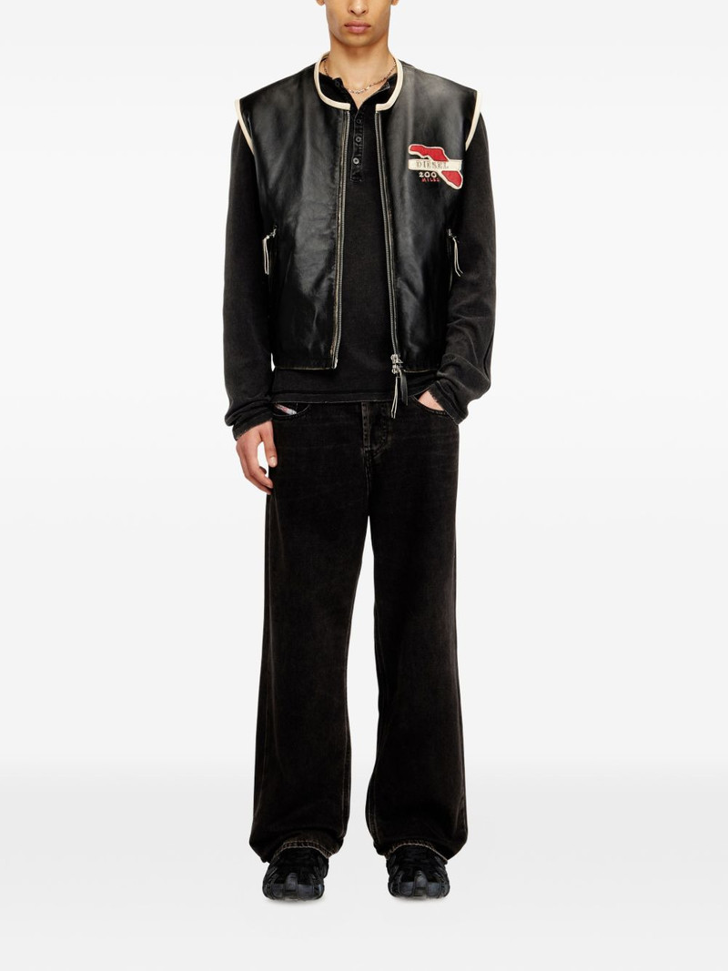 Diesel L-Flying-20th zip-up gilet outlook