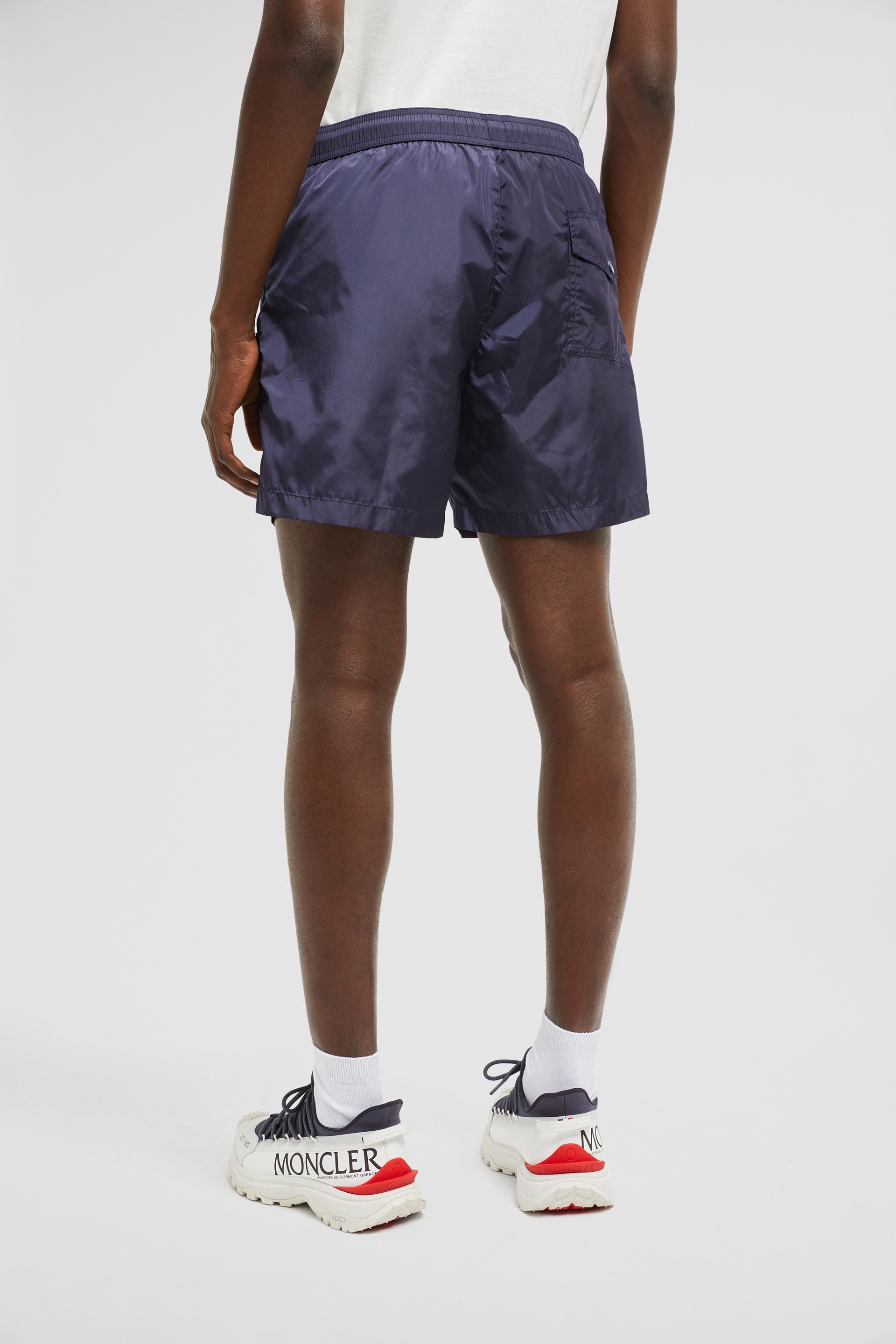 Logo Patch Swim Shorts - 5